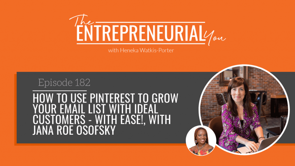 Jana Osofsky on The Entrepreneurial You Podcast