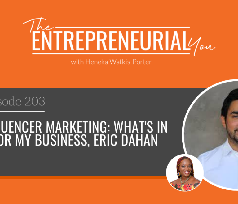 Eric Dahan on The Entrepreneurial You Podcast