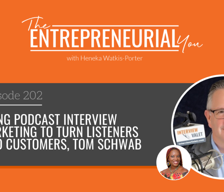 Tom Schwab on The Entrepreneurial You Podcast