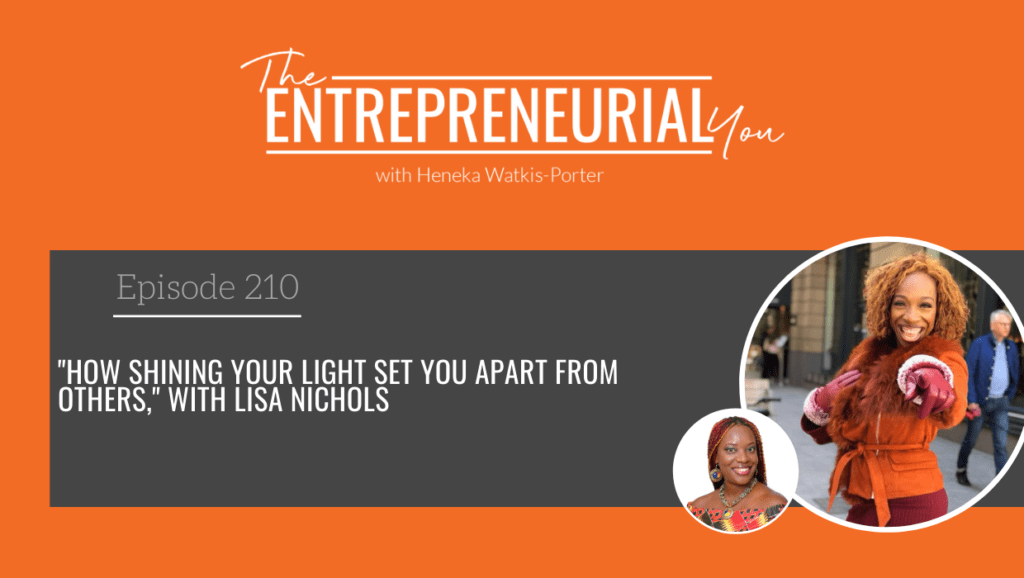 Lisa Nichols on The Entrepreneurial You podcast