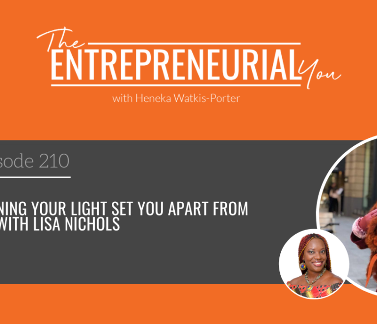 Lisa Nichols on The Entrepreneurial You podcast