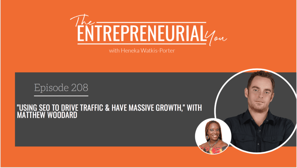 Matthew Woodard on The Entrepreneurial You podcast