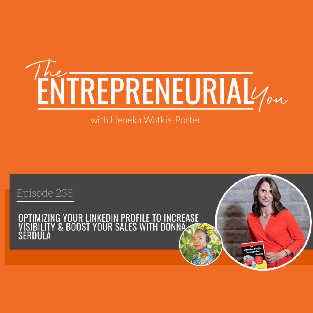 Donna Serdula on The Entrepreneurial You Podcast