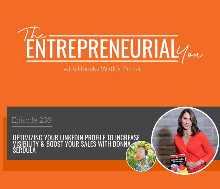 Donna Serdula on The Entrepreneurial You Podcast