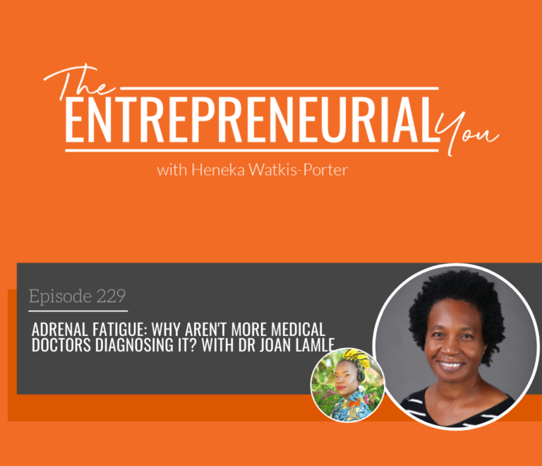 Dr Joan Lamle on The Entrepreneurial You Podcast