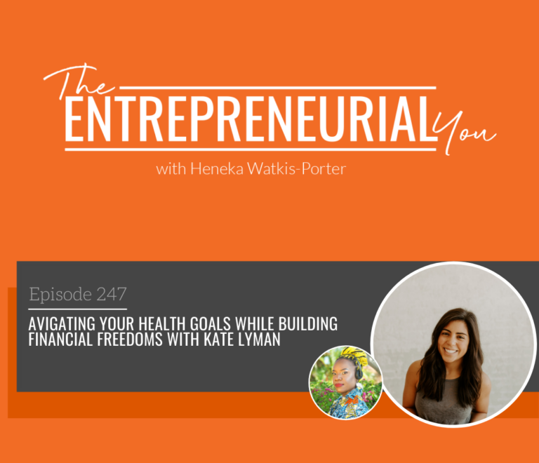 Kate Lyman on The Entrepreneurial You Podcast