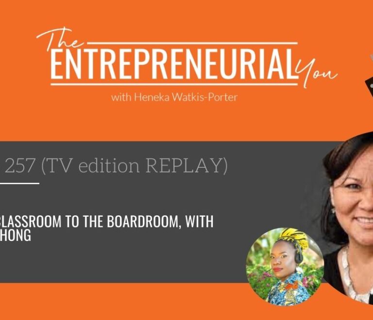 Michelle Chong on The Entrepreneurial You Podcast
