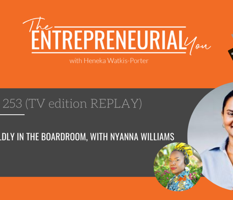 Nyanna Williams on The Entrepreneurial You Podcast