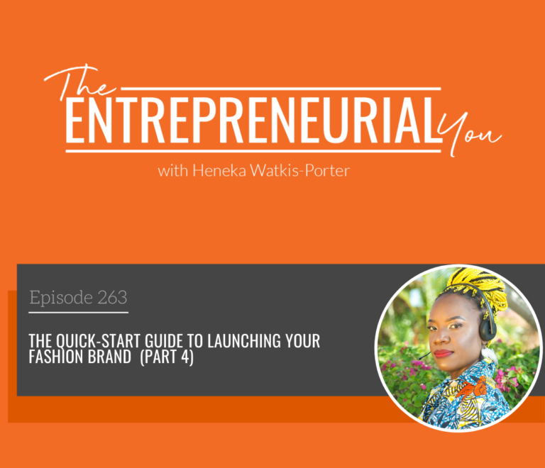 Heneka Watkis-Porter on The Entrepreneurial You Podcast