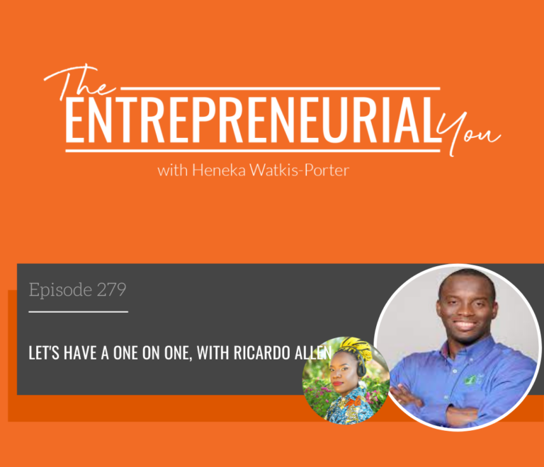 Ricardo Allen on The Entrepreneurial You Podcast