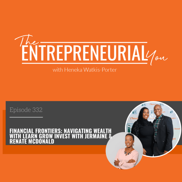 Jermaine and Renate McDonald on The Entrepreneurial You Podcast