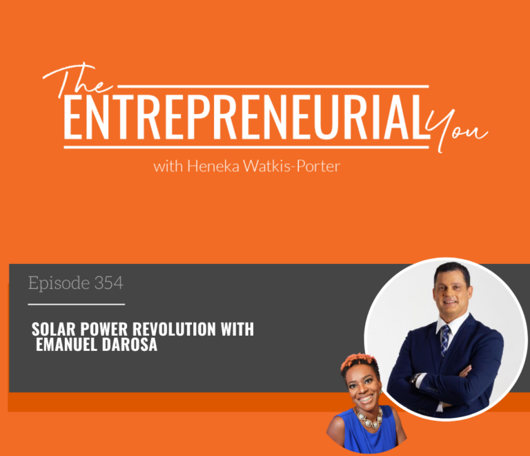 Emanuel DaRosa on The Entrepreneurial You Podcast