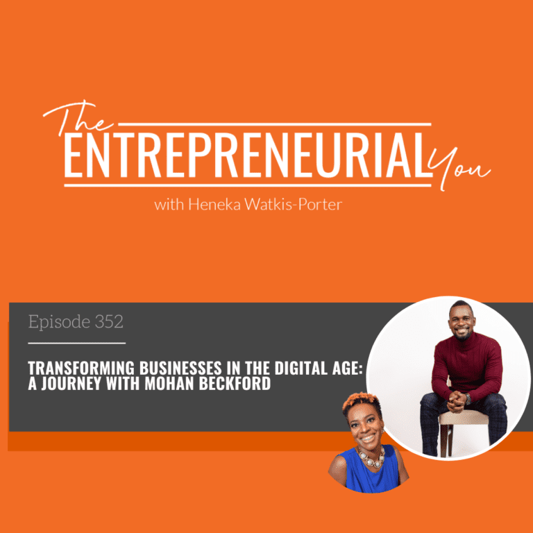 Mohan Beckford on The Entrepreneurial You Podcast