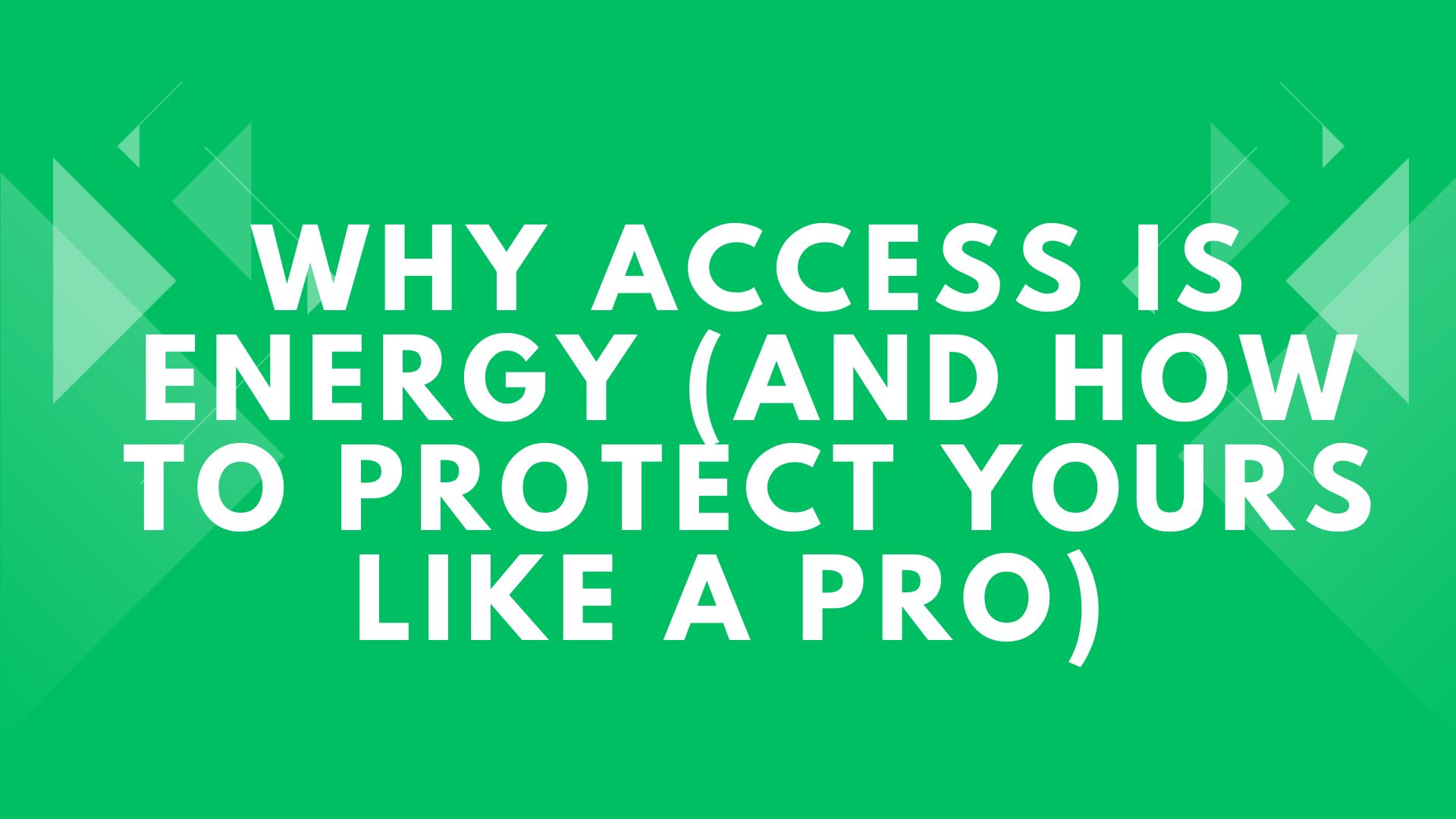 Guard Your Heart, Guard Your Calendar: Leadership Lessons on Access