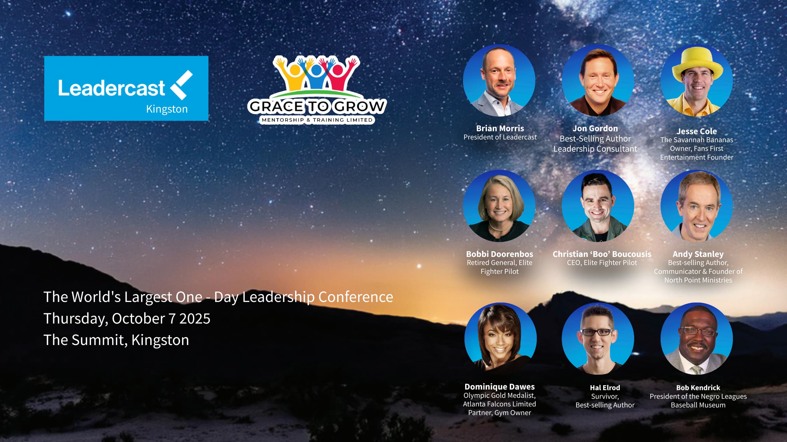 Heneka Watkis-Porter Brings Leadercast Back to Kingston—Now Powered by Grace to Grow Mentorship & Training